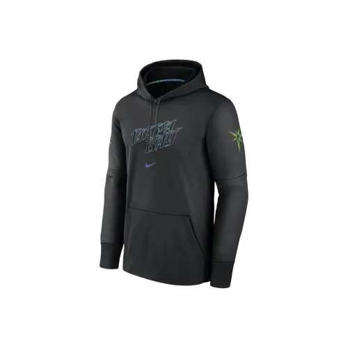 Nike MLB Коллаборация Tampa Bay Rays Городской Connect Practice Толстовка Tampa Bay Rays Мужской Черный