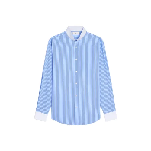 CELINE Мужские Синие Рубашки