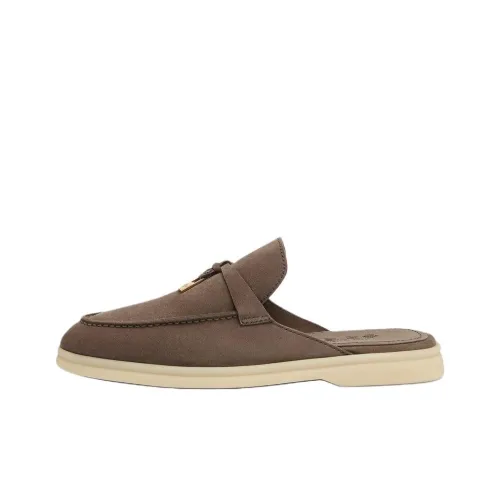 Loro Piana Домашние тапочки Женские Тауповый