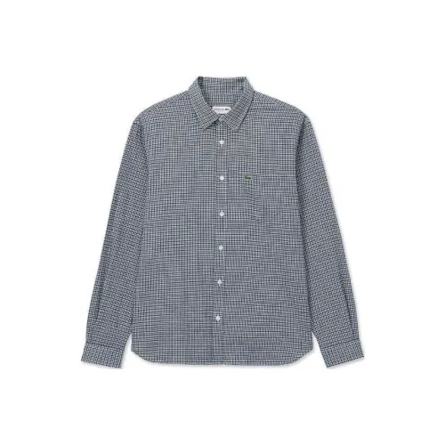 LACOSTE Collaboration Темно-синие Мужские Рубашки