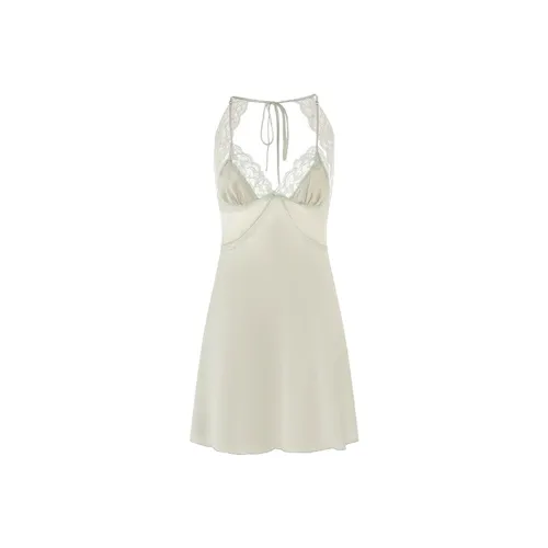 QIAOYUN Ночная сорочка Женская Зеленая