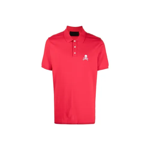 PHILIPP PLEIN SS23 Поло Мужское Красное