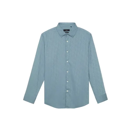 DIDIBOY SS24 Рубашка Мужская Синяя Зеленая