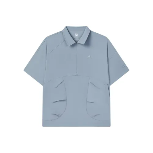 FILA Fitness Series Поло Мужское Warehouse Камуфляж Синий