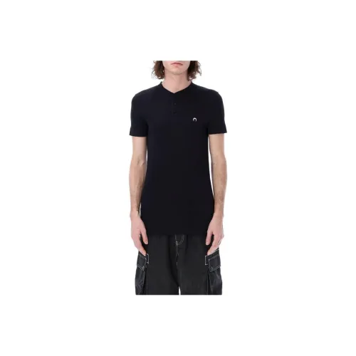 Marine Serre Мужская черная поло