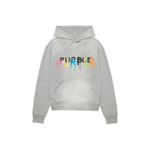 PURPLE BRAND Серый Мужской Свитшот