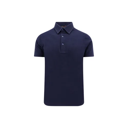 Loro Piana Поло Мужское Морской Синий