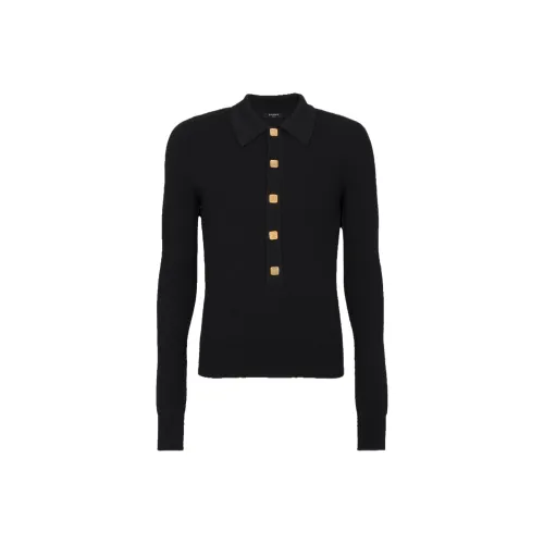 BALMAIN Мужская черная поло