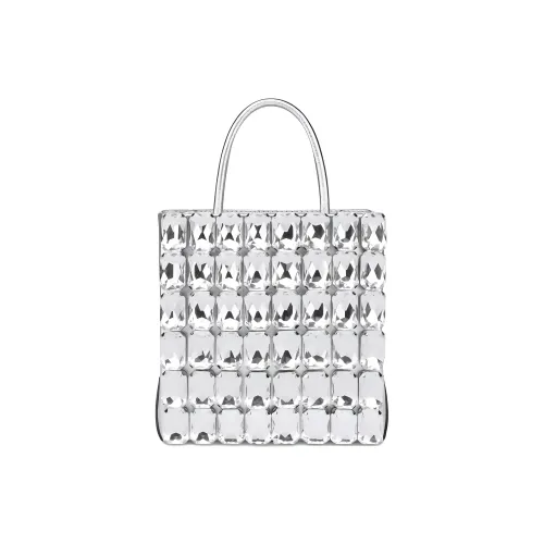 MOSCHINO Овчина Тоут Сумка Сумка для покупок Сумка Сумка через плечо Маленькая Сумка через плечо Женская Серебряная