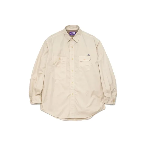 THE NORTH FACE PURPLE LABEL Песочно-бежевые Мужские Рубашки