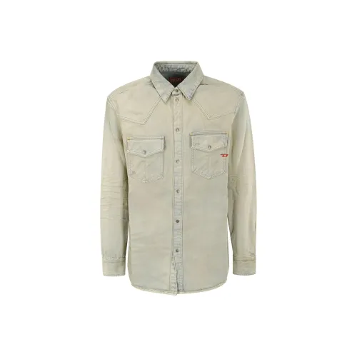 DIESEL Серые Мужские Рубашки