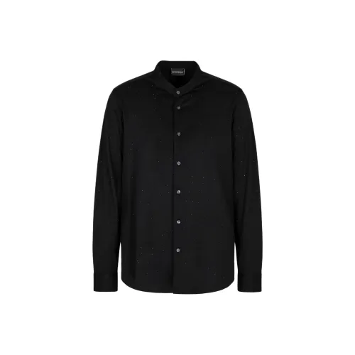 EMPORIO ARMANI FW24 Рубашка Мужская Черная