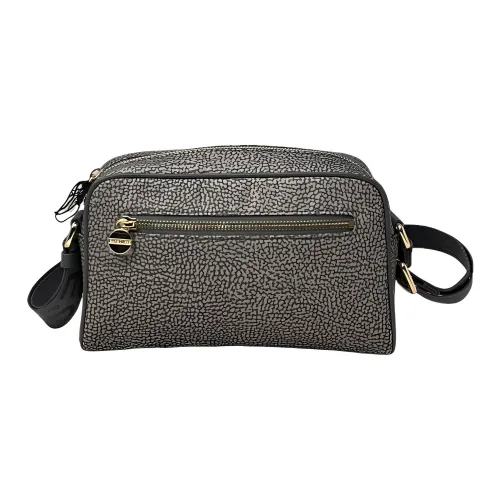 BORBONESE Нейлоновые сумки через плечо сумка на плечо обычная женская серая