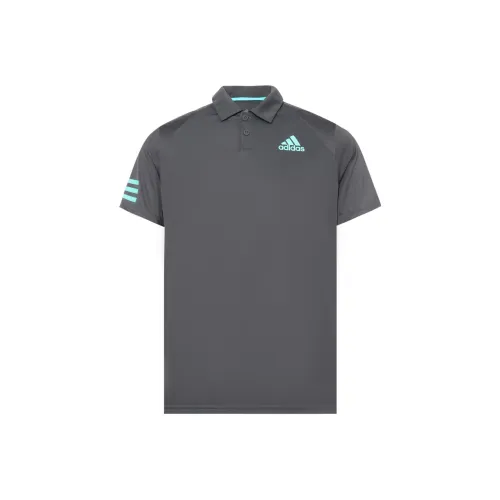 Adidas Теннис Поло Мужское Железо Серый