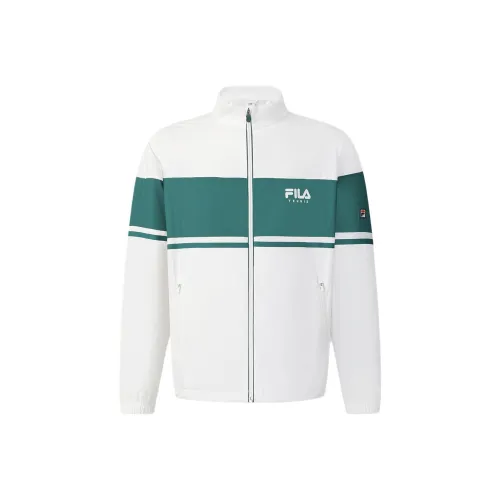 FILA ATHLETICS Куртка Мужская Нефритовый Белый WT