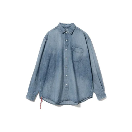 BEAMS совместная бренд Мужские рубашки