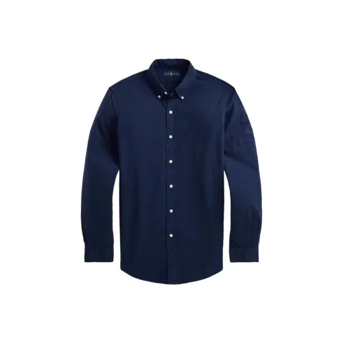 Polo Ralph Lauren SS23 Рубашка Мужская Темно-синяя