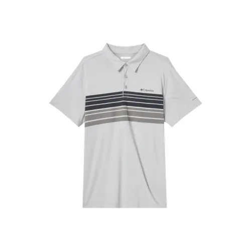 Мужская поло Columbia co-brand серого цвета