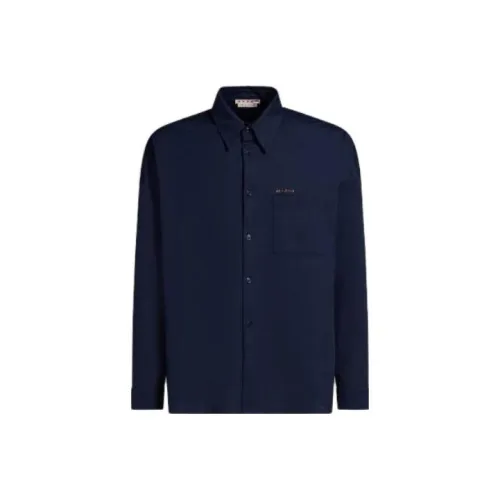 MARNI Синий Мужские Рубашки