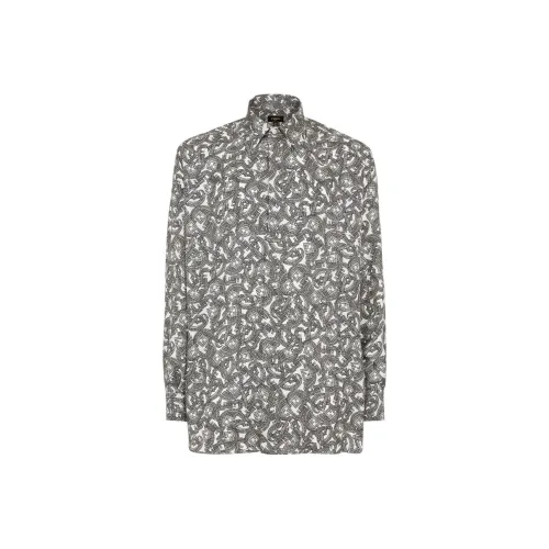 Fendi Серые Мужские Рубашки