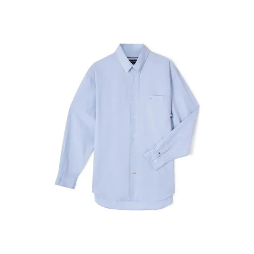 Tommy Hilfiger Небесно-голубой Мужские Рубашки