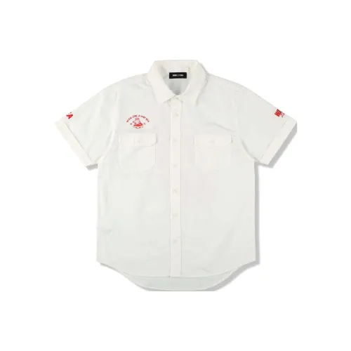 WIND AND SEA x WANZHUJI SS24 Рубашка Унисекс Белый