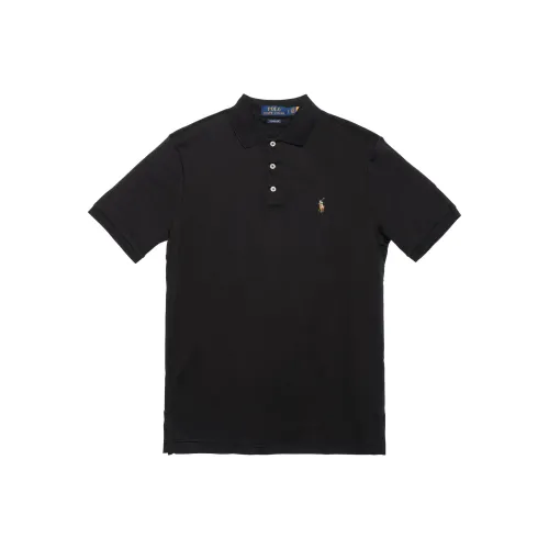 Черное мужское поло Polo Ralph Lauren