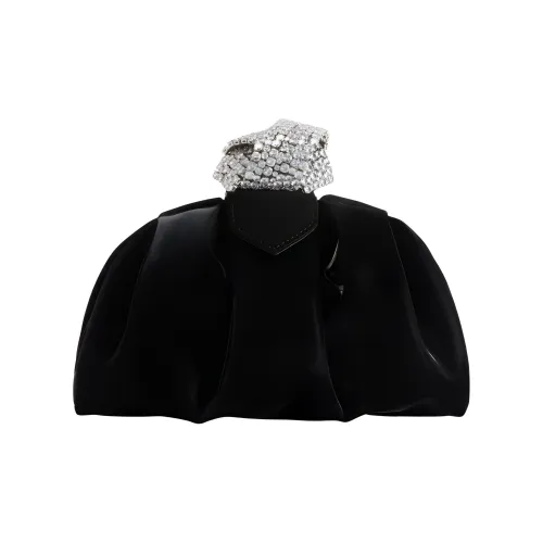 Giuseppe Zanotti GZ Ткань Косметичка Клатч Стандартный Женский Черный