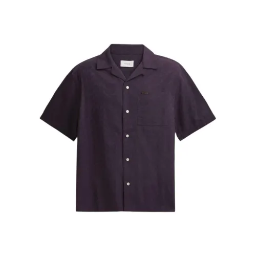 COACH Фиолетовый Мужская Рубашка