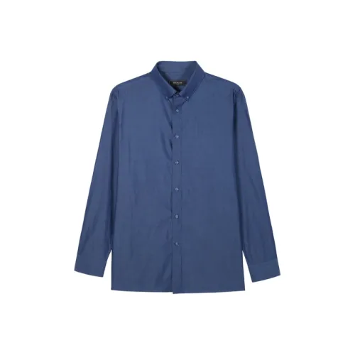 YOUNGOR Темно-синие мужские рубашки