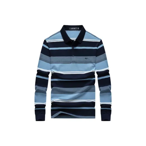 SEPTWOLVES Поло Мужское Темно-синий