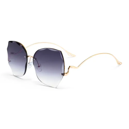 Wood Premium Сплав Нерегулярная форма Солнцезащитные очки Женские