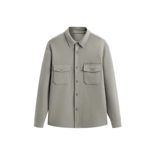 PEACEBIRD MEN Рубашка Мужская Зеленая