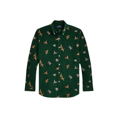 Polo Ralph Lauren FW24 Рубашка Мужская Зеленая