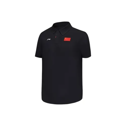 LiNing Honor Collection Sports Fashion Collection Поло Мужское Глубокий Синий