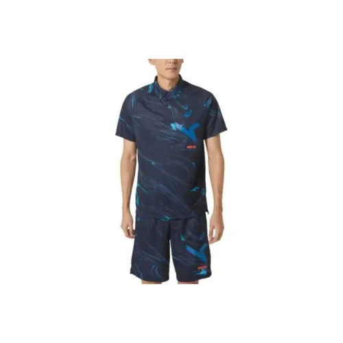 Asics Синий Мужское Поло
