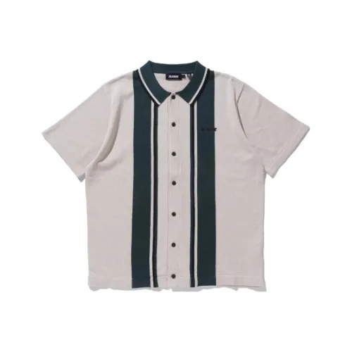 XLARGE совместный бренд Модель Бежевый Мужская Рубашка