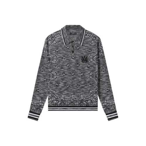 AMIRI Мужская черная поло