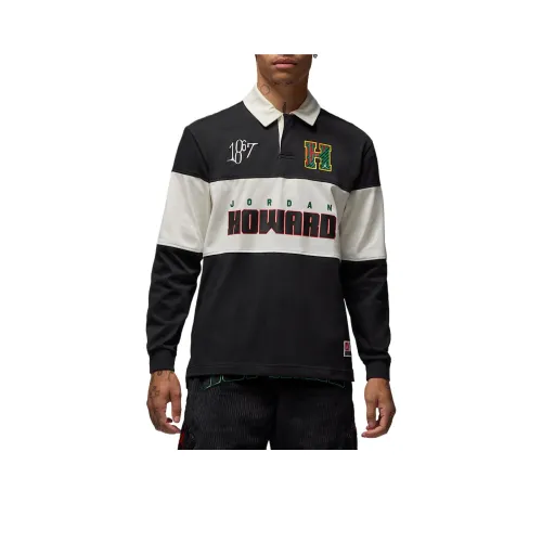 Jordan x Howard University Поло Мужское Черное