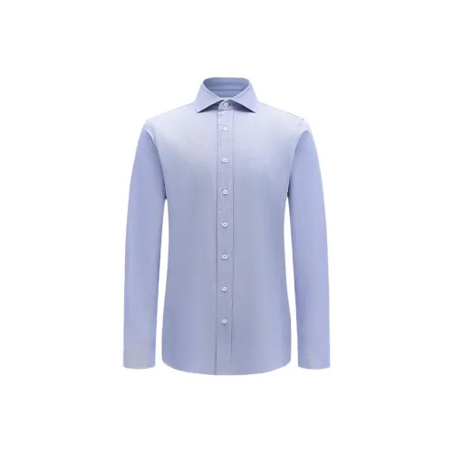 LARDINI Светло-синие мужские рубашки