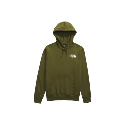 THE NORTH FACE Men's Box NSE Пуловер Толстовка Hoodie Мужской Оливково-зеленый