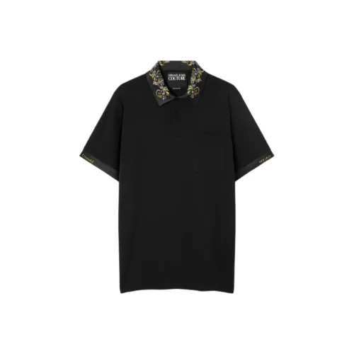 VERSACE Мужская черная поло