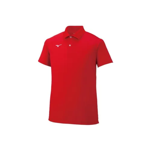 Mizuno Red Men's Polo