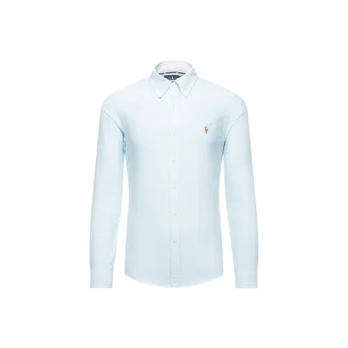 Polo Ralph Lauren Рубашка Мужская Светло-Синяя