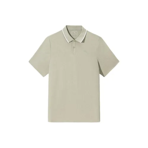 ANTA ZONGXUNXILIE Поло Мужское FLOATING Серый