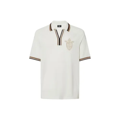 FENDI SS25 Поло Мужское Белое