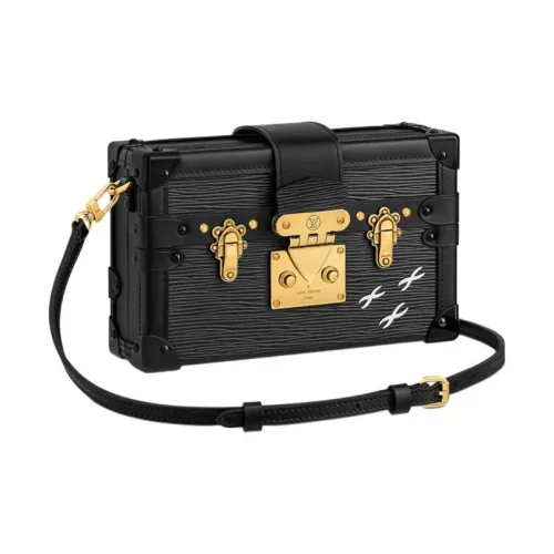 LOUIS VUITTON PETITE MALLE Коровья кожа