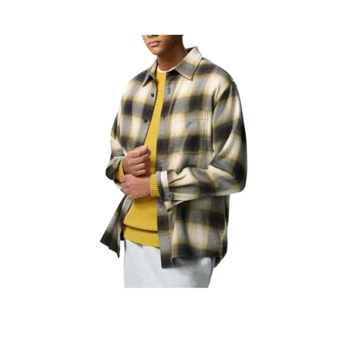 UNIQLO Рубашка Унисекс Абрикосовый Желтый