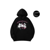 Чёрный [с капюшоном, утолщённый, с флисовой подкладкой]