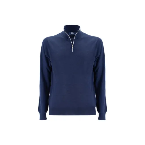 FEDELI Синий Мужская Поло